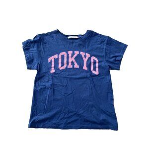 Letluv for Anthropologie Tokyo Tee Blue ( S )